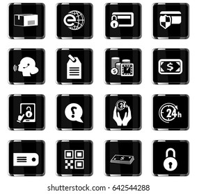 e-commerce vector icons for user interface design