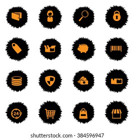 E-commerce vector icons for web sites and user interface