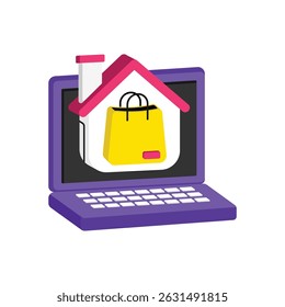 Ícone de estilo do Ecommerce Vetor. Arquivo Eps 10