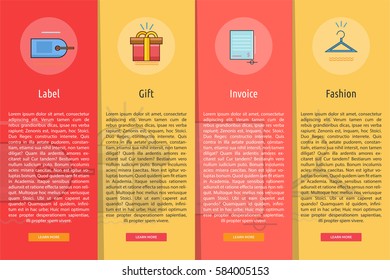 E-Commerce Vertical Banner Concept