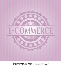    e-commerce vintage pink emblem