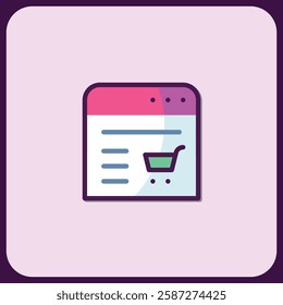 E-commerce Website Interface Icon Design