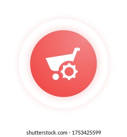 eCommerece Configuration - Modern Icon (Pictogram)