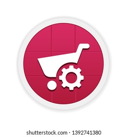 eCommerece Configuration - Vector App Icon