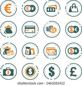 E-commers vector icons for user interface design