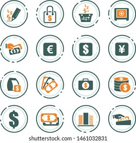 E-commers vector icons for user interface design