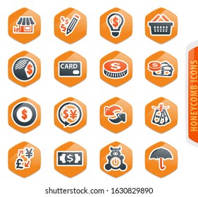 E-commers vector icons for user interface design
