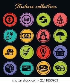 E-commers vector icons for user interface design