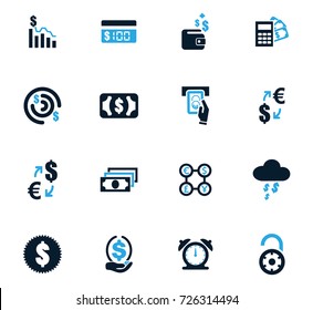 E-commers vector icons for user interface design