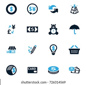 E-commers vector icons for user interface design