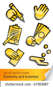 economic and business icon vector illustration isolated on white background