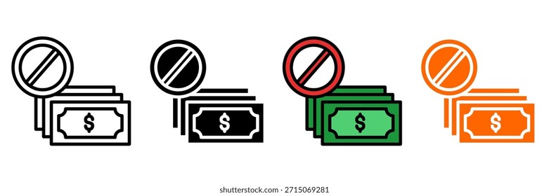 Crítica econômica Icon Set Multiple Style Collection. Repartição Do Capitalismo, Crise Da Dívida, Desvio De Riqueza, Desigualdade Econômica, Ganância Das Empresas, Queda Do Mercado, Problemas De Inflação, Efeitos De Recessão, Cor Bancária