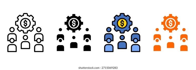Crítica econômica Icon Set Multiple Style Collection. Repartição Do Capitalismo, Crise Da Dívida, Desvio De Riqueza, Desigualdade Econômica, Ganância Das Empresas, Queda Do Mercado, Problemas De Inflação, Efeitos De Recessão, Cor Bancária