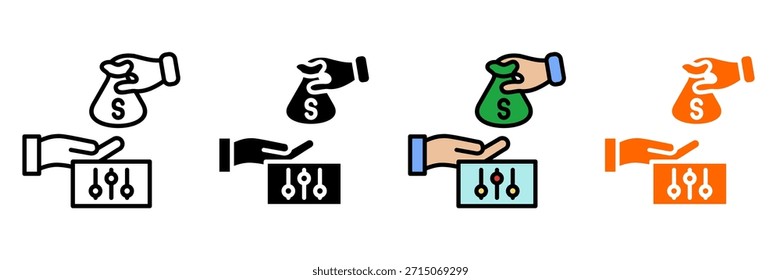 Crítica econômica Icon Set Multiple Style Collection. Repartição Do Capitalismo, Crise Da Dívida, Desvio De Riqueza, Desigualdade Econômica, Ganância Das Empresas, Queda Do Mercado, Problemas De Inflação, Efeitos De Recessão, Cor Bancária