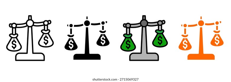 Crítica econômica Icon Set Multiple Style Collection. Repartição Do Capitalismo, Crise Da Dívida, Desvio De Riqueza, Desigualdade Econômica, Ganância Das Empresas, Queda Do Mercado, Problemas De Inflação, Efeitos De Recessão, Cor Bancária