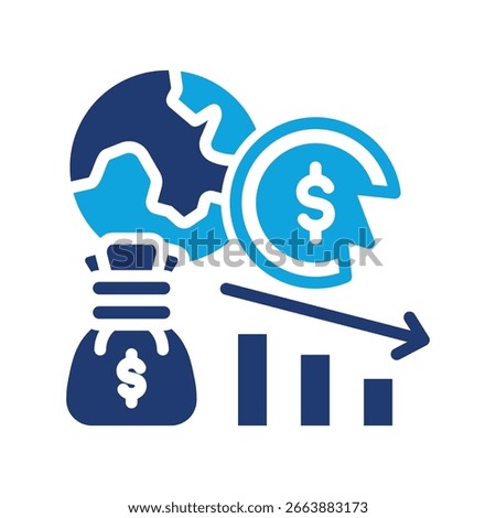 Economic Default mixed color icon