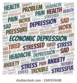 Economic Depression word cloud.