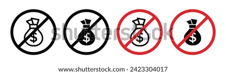 Economic Ethics Line Icon. Fiscal Responsibility icon in black and white color.