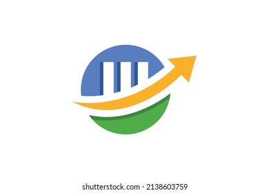 Economic and Finance Logo Vector
