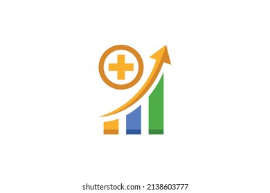Vector de logotipos económicos y financieros