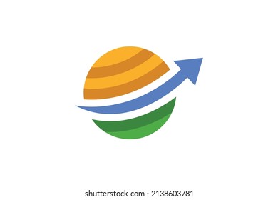 Economic and Finance Logo Vector