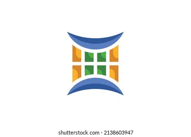 Vector de logotipos económicos y financieros