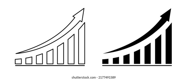 Crecimiento económico y recuperación. Ilustración vectorial.