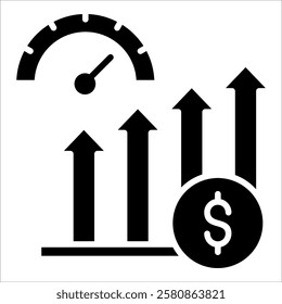 Economic Indicators Icon Element For Design