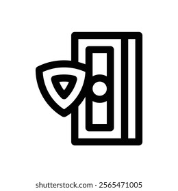Economic justice. Editable vector icon.