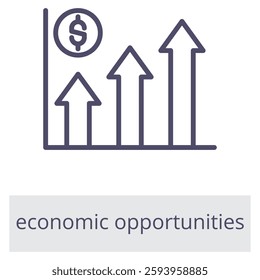 Economic Opportunity Element For Design Graphic