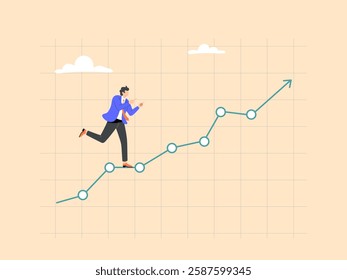 Economic trend of continued growth or increased investment