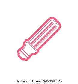 Economical Light Bulb Icon Vector Template