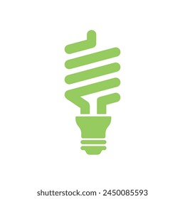 Economical Light Bulb Icon Vector Template