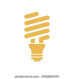 Economical Light Bulb Icon Vector Template