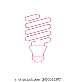 Plantilla económica del Vector del icono de la bombilla