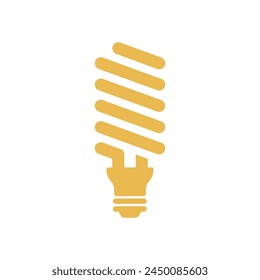 Economical Light Bulb Icon Vector Template