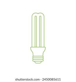 Economical Light Bulb Icon Vector Template
