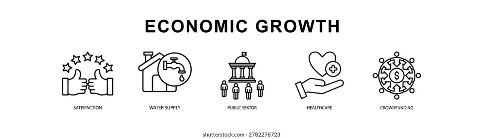 Economicgrowth concept designed for modern creative projects, business presentations, digital interfaces, and professional visual communication.