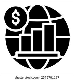 Economics Icon Element For Design