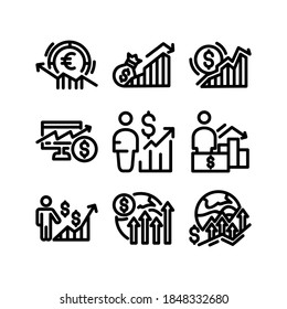 economics icon or logo isolated sign symbol vector illustration - Collection of high quality black style vector icons
