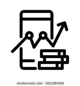 economics icon or logo isolated sign symbol vector illustration - high quality black style vector icons
