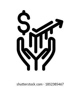 economics icon or logo isolated sign symbol vector illustration - high quality black style vector icons
