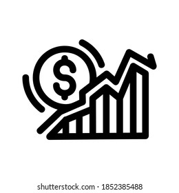 economics icon or logo isolated sign symbol vector illustration - high quality black style vector icons
