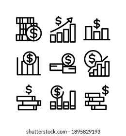 economics icon or logo isolated sign symbol vector illustration - Collection of high quality black style vector icons

