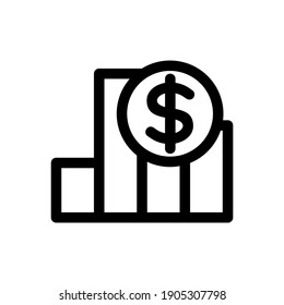 economics icon or logo isolated sign symbol vector illustration - high quality black style vector icons
