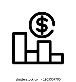 economics icon or logo isolated sign symbol vector illustration - high quality black style vector icons
