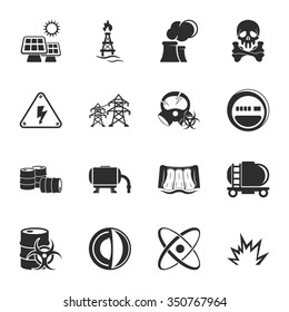 Economics icons set. 