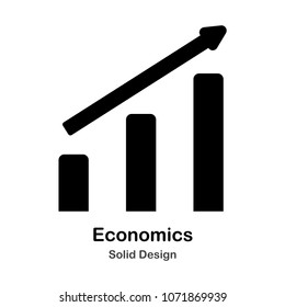 Economics Solid icon