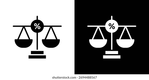 Icono de las economías de escala - Vector. Estilo de diseño plano eps 10