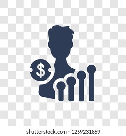 Economist icon. Trendy Economist logo concept on transparent background from Cryptocurrency economy and finance collection